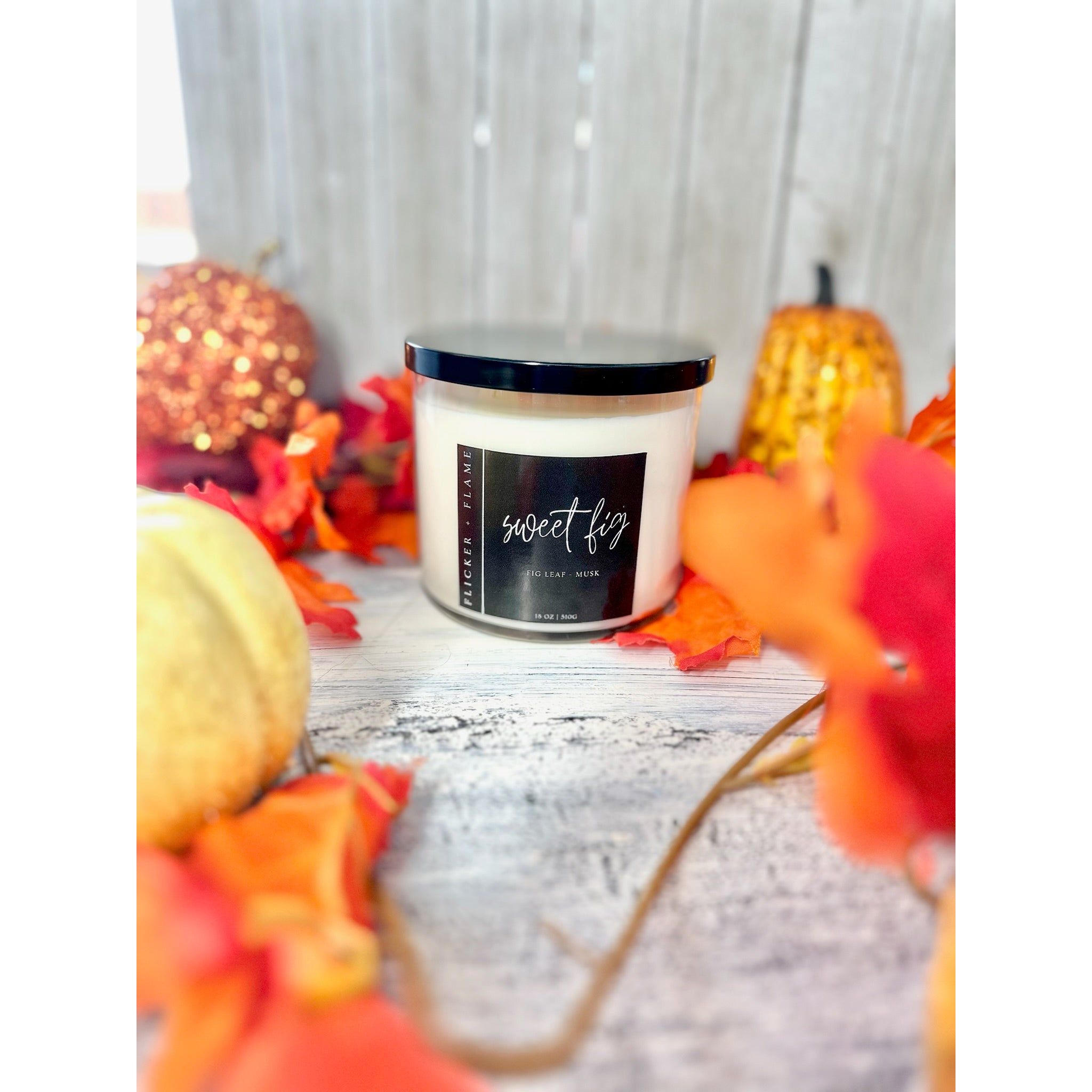 Flicker & Flame Sweet Fig 3 Wick Candle