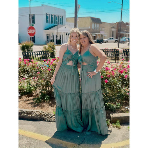Perfect Maxi Dress - Sage - Southern Roots Clothing Company