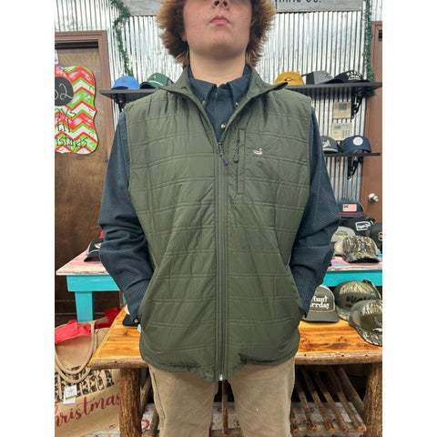 Southern Marsh Provo Fill Vest Green - Southern Roots Clothing Company