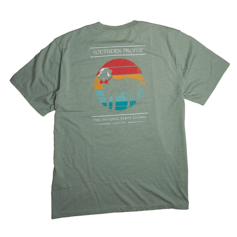 Southern Proper - Retro Dog Short Sleeve T-shirt - Southern Roots Clothing Company