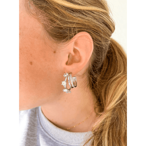 Taylor Shaye - Silver Hoops - Southern Roots Clothing Company