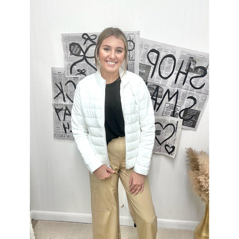 Ultra Lightweight Padded Thermal Zip Up Jacket - Southern Roots Clothing Company